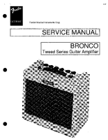 Fender Bronco-Tweed-Series - Service Manual